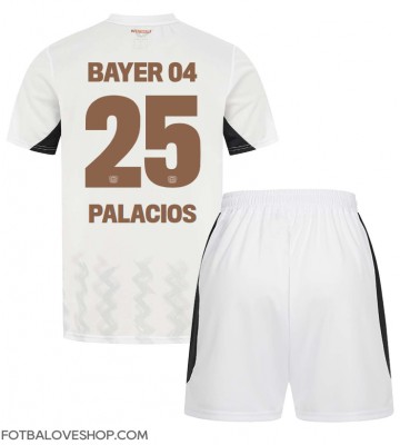 Bayer Leverkusen Exequiel Palacios #25 Dětské Venkovní Dres 2024-25 Krátký Rukáv (+ trenýrky)